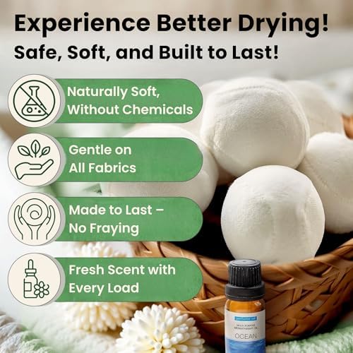 VIVASPHERE chemical free fabric softener balls set demonstrating home laundry utility and static reduction
