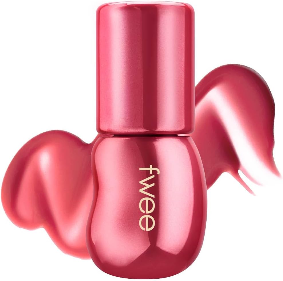 Fwee 3D Voluming Gloss Rich Lychee front view of the premium imported lip makeup container.