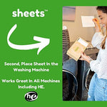 Sheets Laundry Club plastic free and compostable laundry bundle layout.
