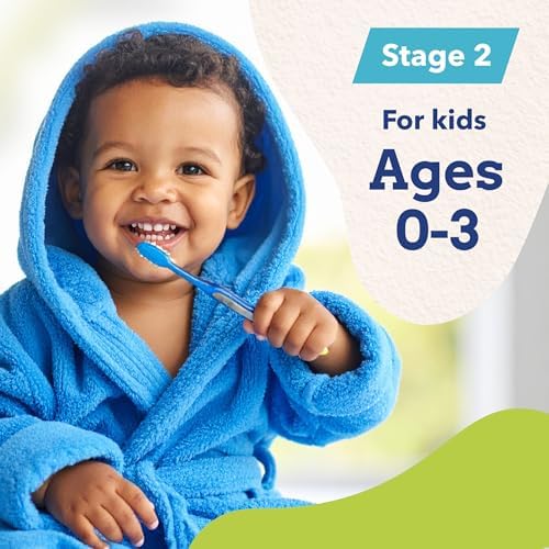 Nonabrasive dental gel for toddlers featuring Sesame Street Elmo packaging