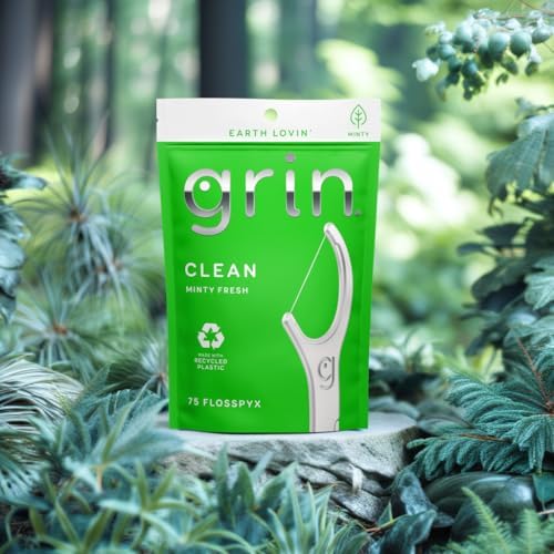 Imported USA Grin dental floss picks for premium oral hygiene