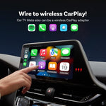 Car infotainment screen displaying wireless navigation using the OTTOCAST adapter