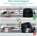 Durable 5 pack stove knob covers for babies and pets