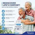 Authentic USA imported Tetyana Naturals nerve support capsules bottle on an e-commerce studio background