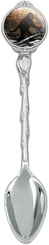 Graphics and More Bigfoot demitasse spoon front view collectible