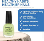Comparison of bitten nails versus healthy nails after using Probelle treatment.