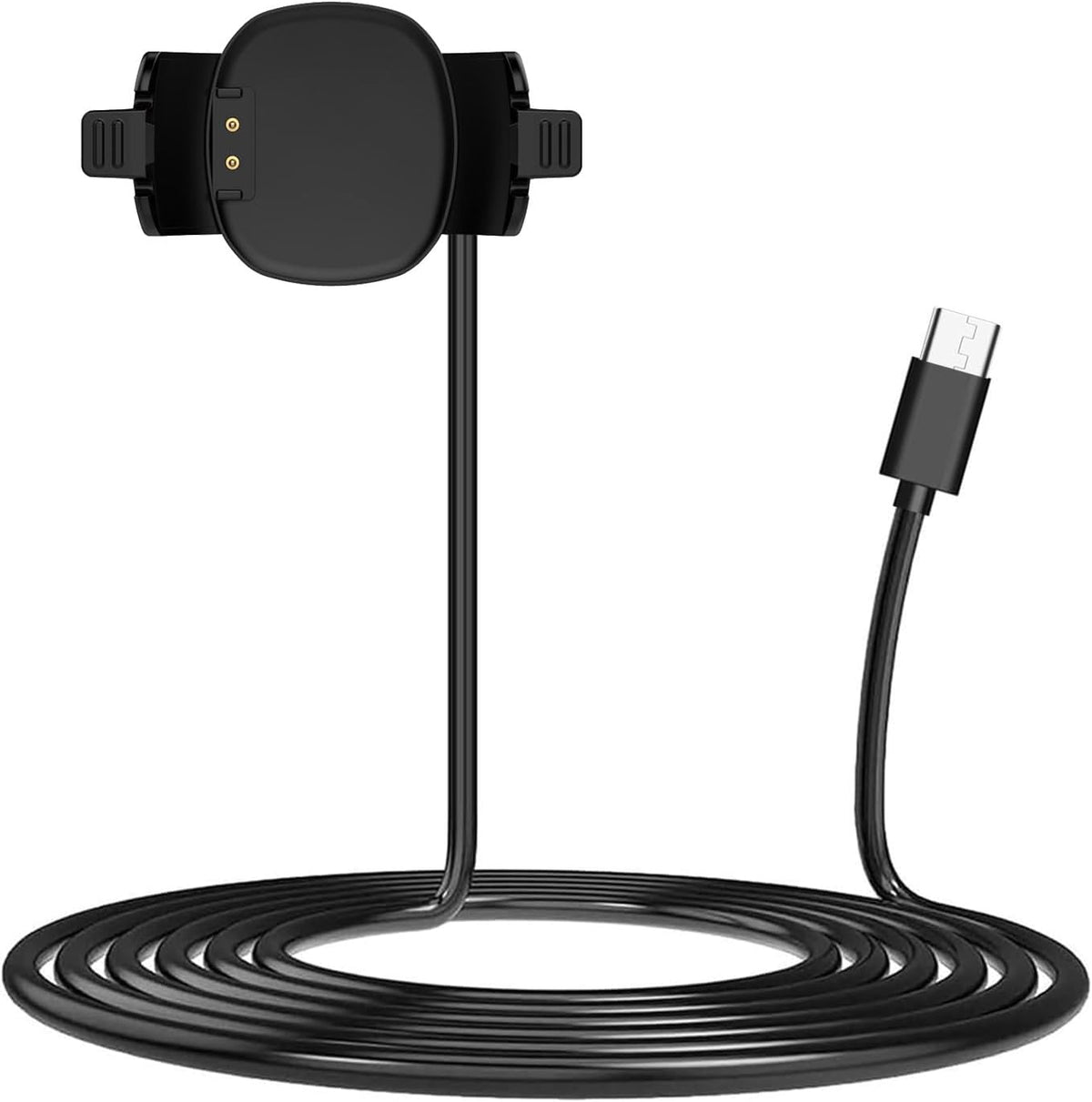 Lettou charger cable replacement for Disney Magic Band Plus front view highlighting the magnetic cradle dock.