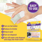 Close up of Iflobiotic technology branding on pod packaging