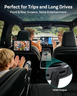 Ottocast premium automotive media hub displaying the vertical OttoDrive user interface screen