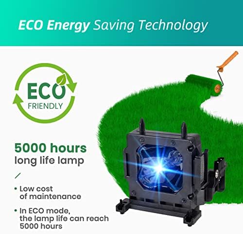 Top view of the premium 200 Watt Ultra High Pressure replacement lamp module