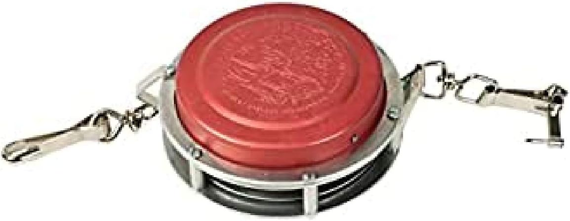 Oregon logger measuring tape front view showing metal housing