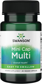 Swanson Daily Multivitamin Without Minerals 30 Veg Capsules front bottle view