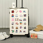 Close up of high quality waterproof PVC sticker texture