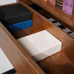 Top view of Hiwhy 4x6 photo organizer on a desk
