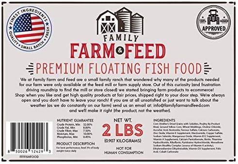 High protein floating fish food pellets close up texture
