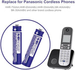 Eco-friendly low self-discharge AAA rechargeable batteries close up showing terminal alignment
