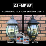 AL-NEW 16 Ounce solution cleaning weathered stainless steel outdoor fixtures