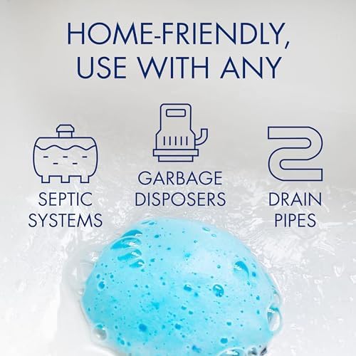 Glisten Garbage Disposer Cleaner and Freshener with Foaming Action, Helps Remove Buildup in Drains, Lemon Scent, Made in the USA, 16 Packets - Image 6