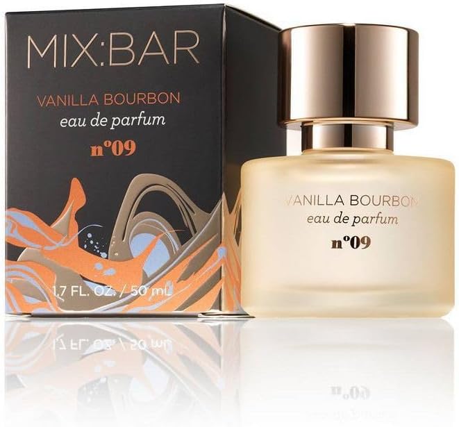MIX:BAR Vanilla Bourbon hair and body mist front view bottle fragrance