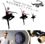 Rear angle view of the black theater glasses showing the comfortable temple tips and strap connection points.