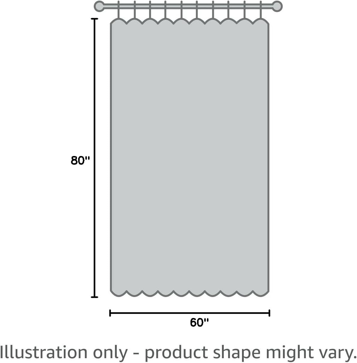 Pitalk linen blend draperies bottom hem detail and drape effect