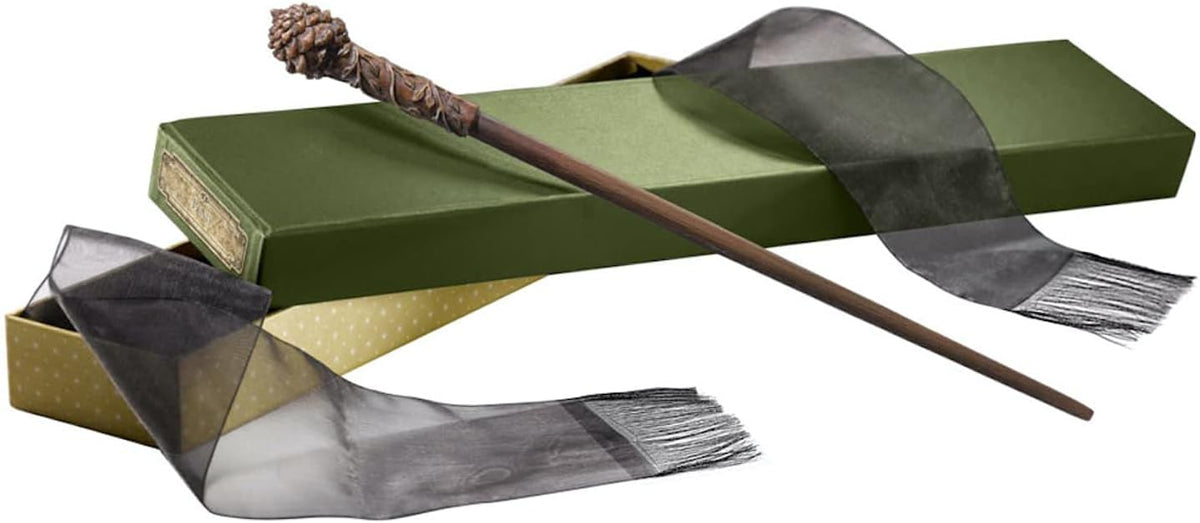 The Noble Collection Fantastic Beasts Bunty Wand front view prop replica