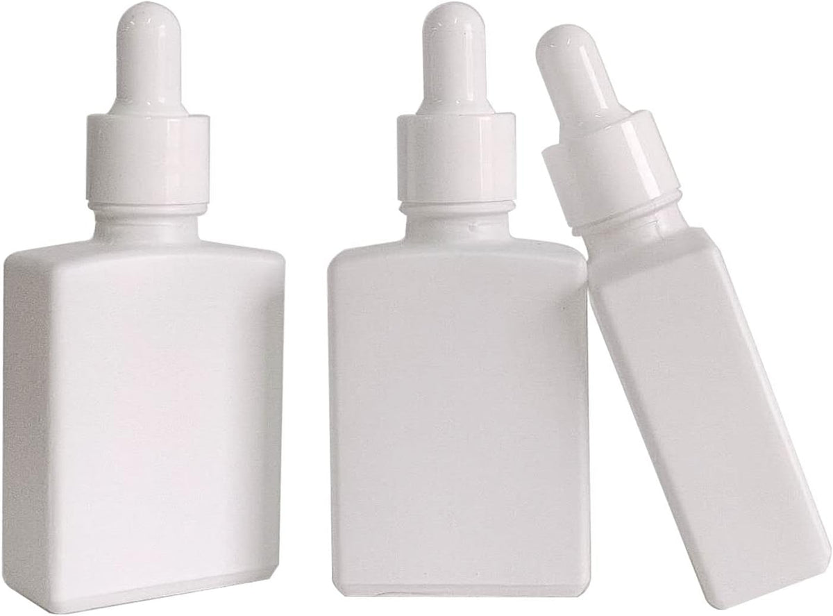 Begiket 1 Fluid Ounce square dropper bottle top and cap detail