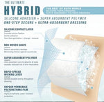 EVERLIT sterile medical bandage for heavily exudating wounds individual packaging view