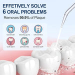 Six different replacement jet tips included with the Mocel water teeth cleaner.