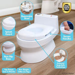 Fisher-Price toddler potty with splash guard and bowl