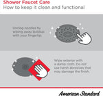 American Standard 59 inch metal shower hose and wall supply