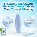 Y-Kelin denture cleaning tablets individual foil packaging