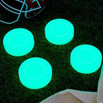Low bounce bulk street hockey puck set for outdoor gifts