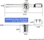 Sissinda ratchet lock chrome finish display