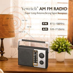 Yewrich AM FM radio with antenna fully extended