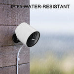 Weatherproof micro usb connector detail highlighting moisture resistant protective design for outdoor camera