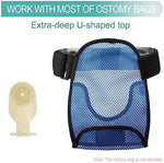Lightweight protective ostomy support garment for men and women.
