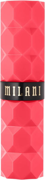 Milani Color Fetish Balm Lipstick applicator and texture swatch