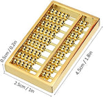 Vintage style brass abacus ornament for home decor
