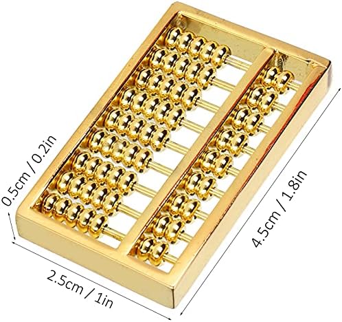 Vintage style brass abacus ornament for home decor