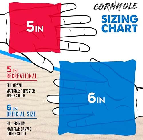Franklin Sports bean bags used for cornhole gameplay