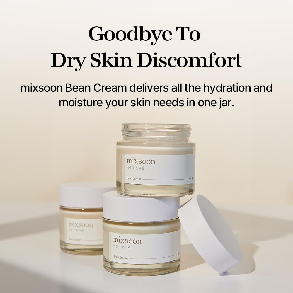 Mixsoon fermented bean serum and face cream packaging detail