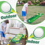 Liberry toddler golf set cornhole board and golf balls