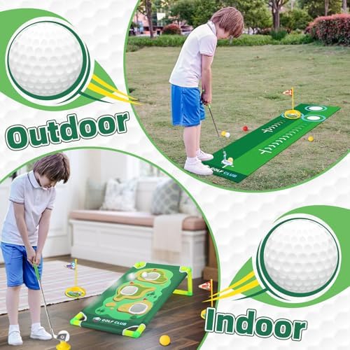 Liberry toddler golf set cornhole board and golf balls