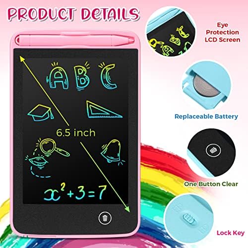 Colorful 6.5 inch LCD drawing board for kids