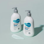 Derma B Mild Moisture Body Lotion packaging angles and cap