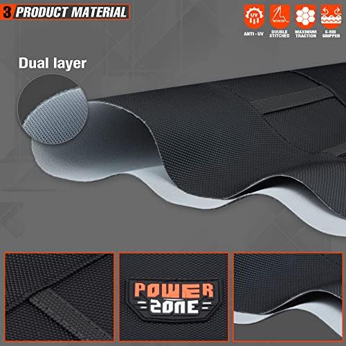 Enduro bike seat cover showing durable stitching