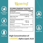 Naering cellular energy and nerve health support softgels bottle display illustration