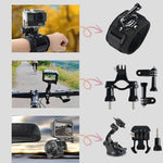 YHTSPORT adjustable wrist strap mount with three hundred sixty degree rotation capability.