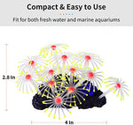 Side view of the 4 inch Uniclife artificial coral plant ornament for aquascaping.